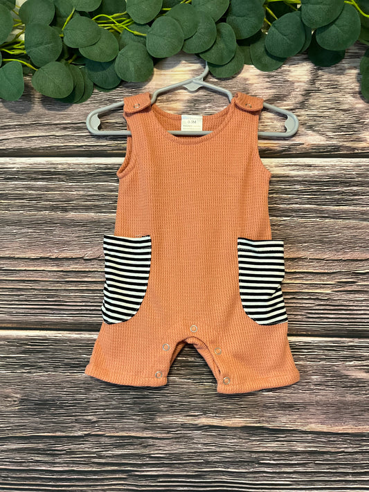 Mauve Infant Tank Romper