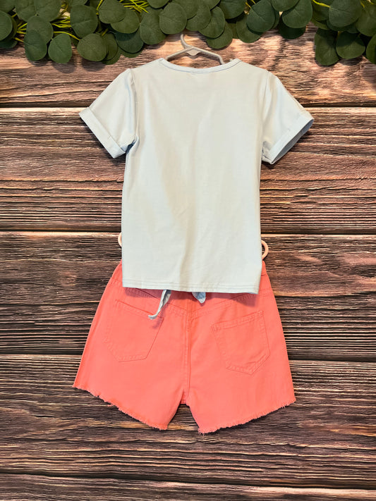 Camper Denim Shorts Set