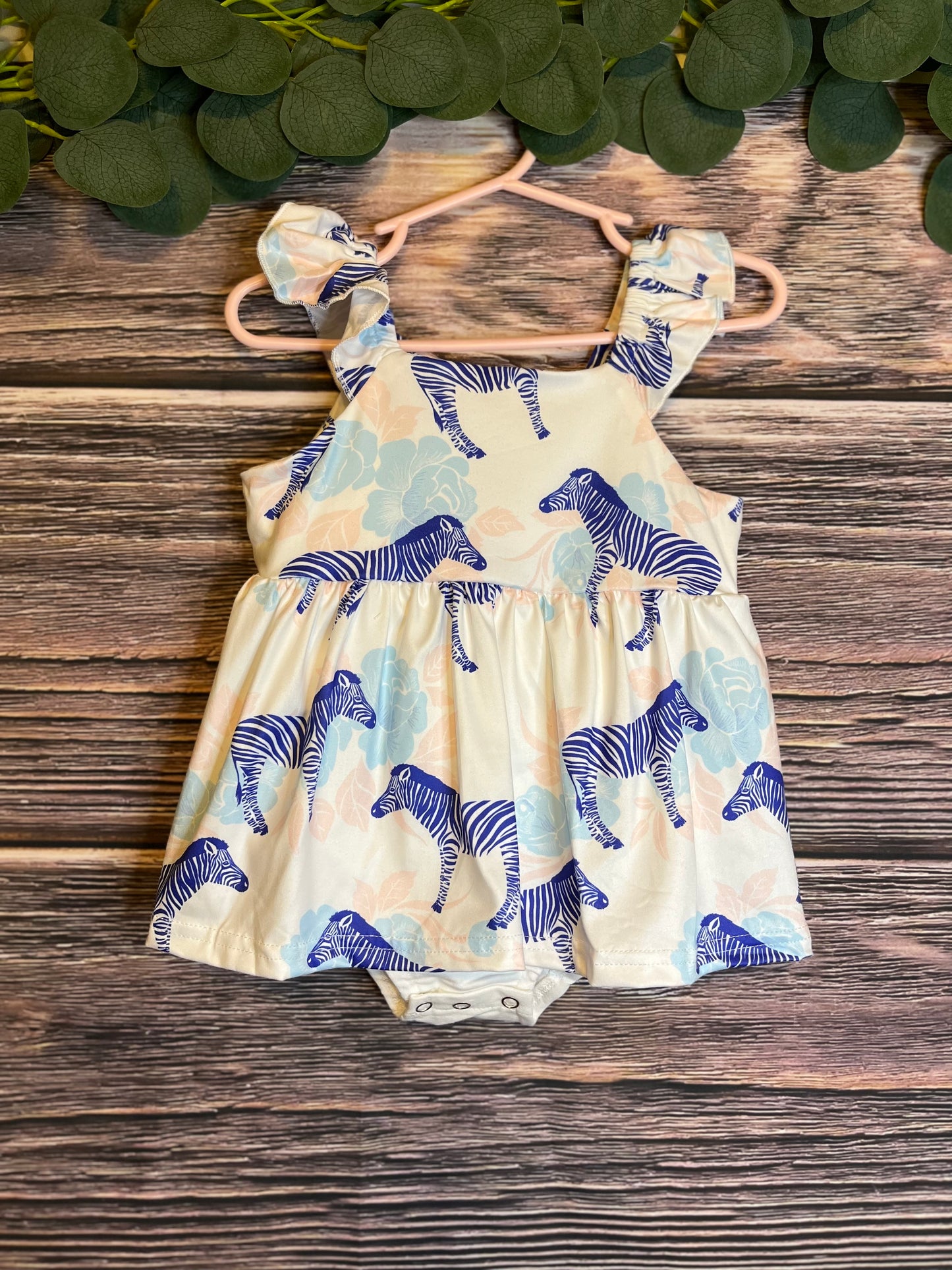 Zebra Baby Romper