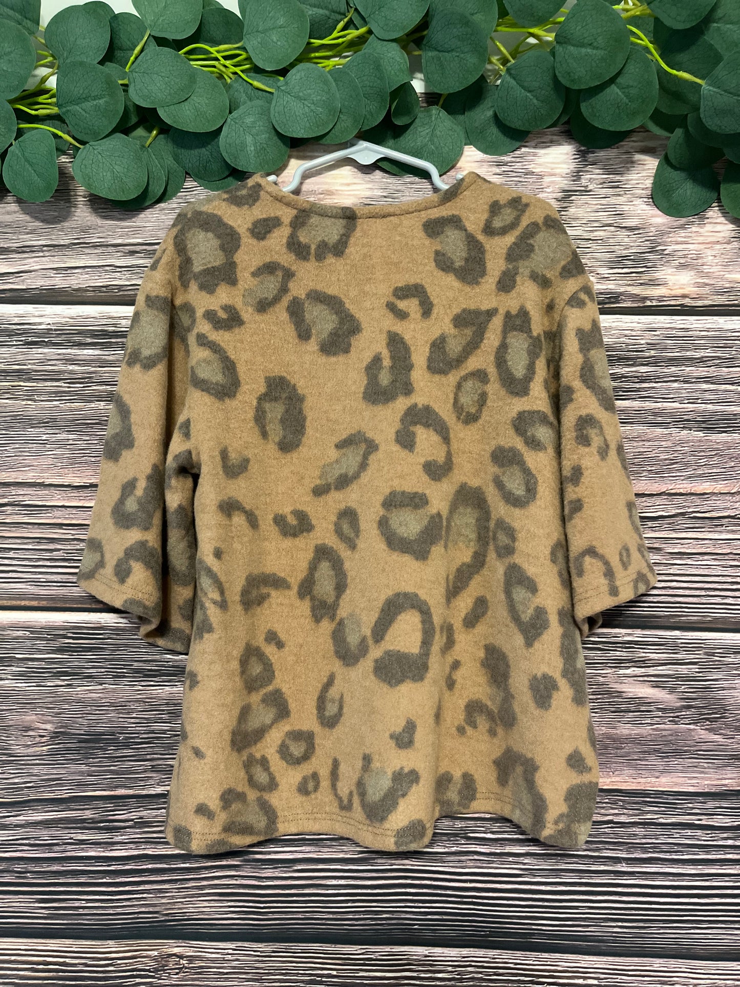 Split Side Leopard Sweater