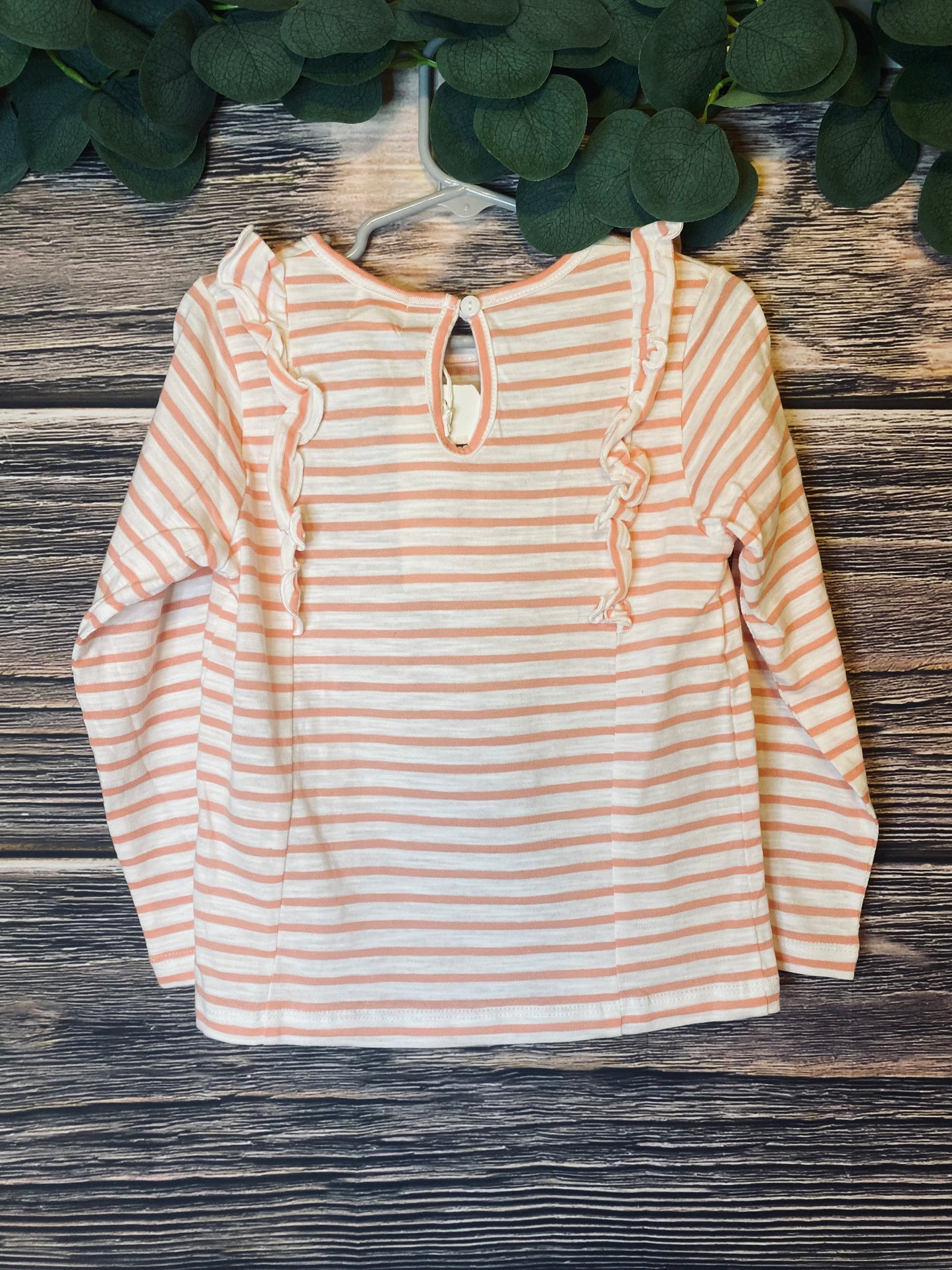 Girls Striped Chick Shirt