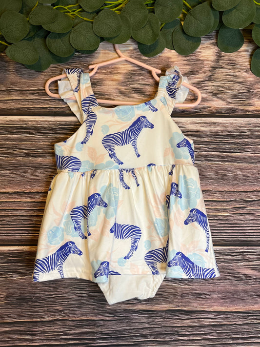 Zebra Baby Romper