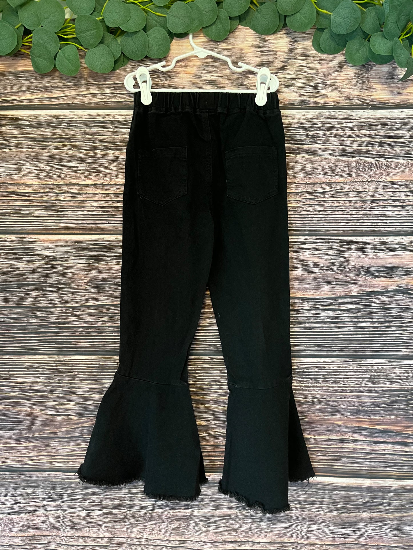 Black Bell Bottom Denim Jeans