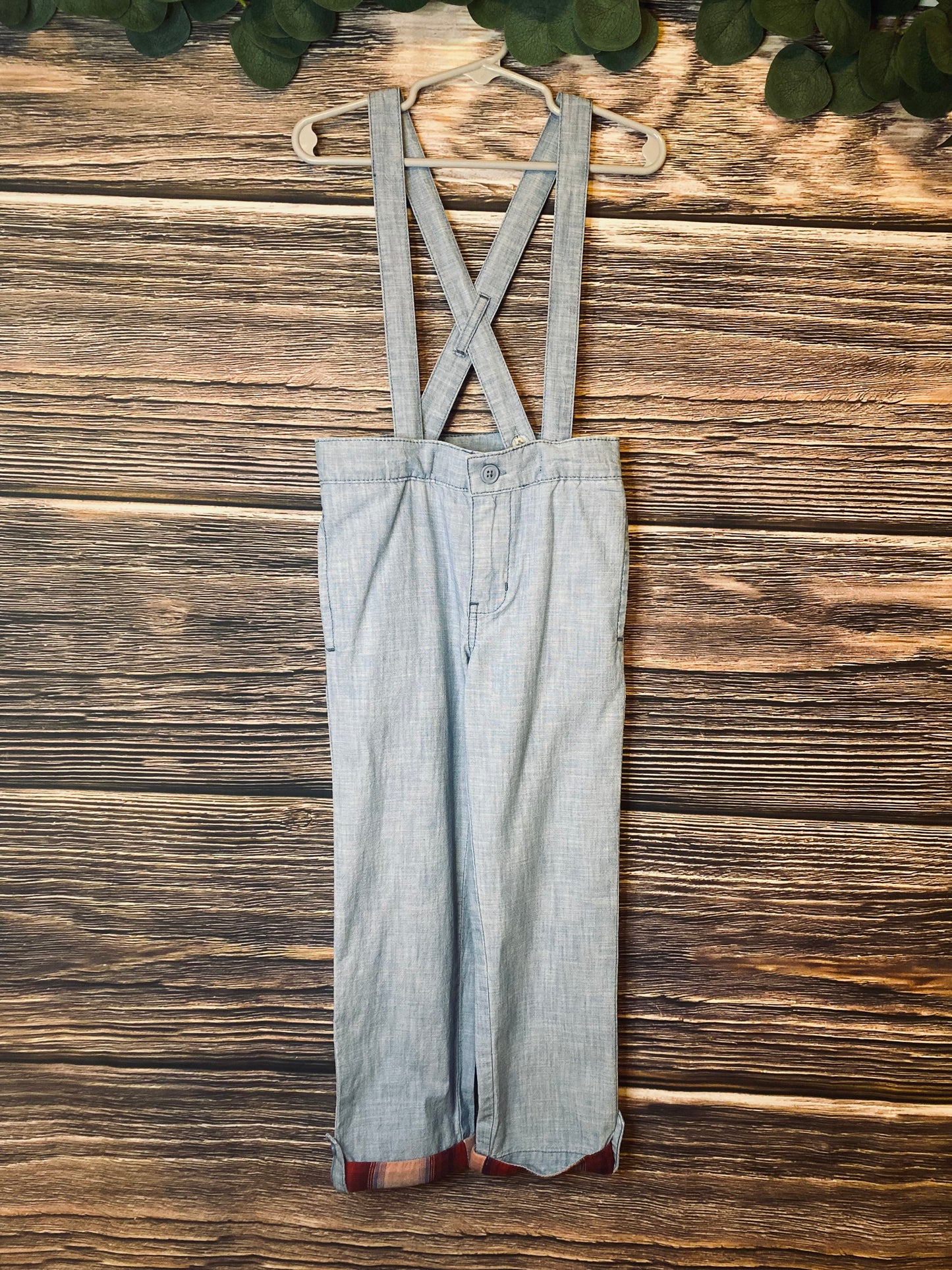 Chambray Suspender Overalls