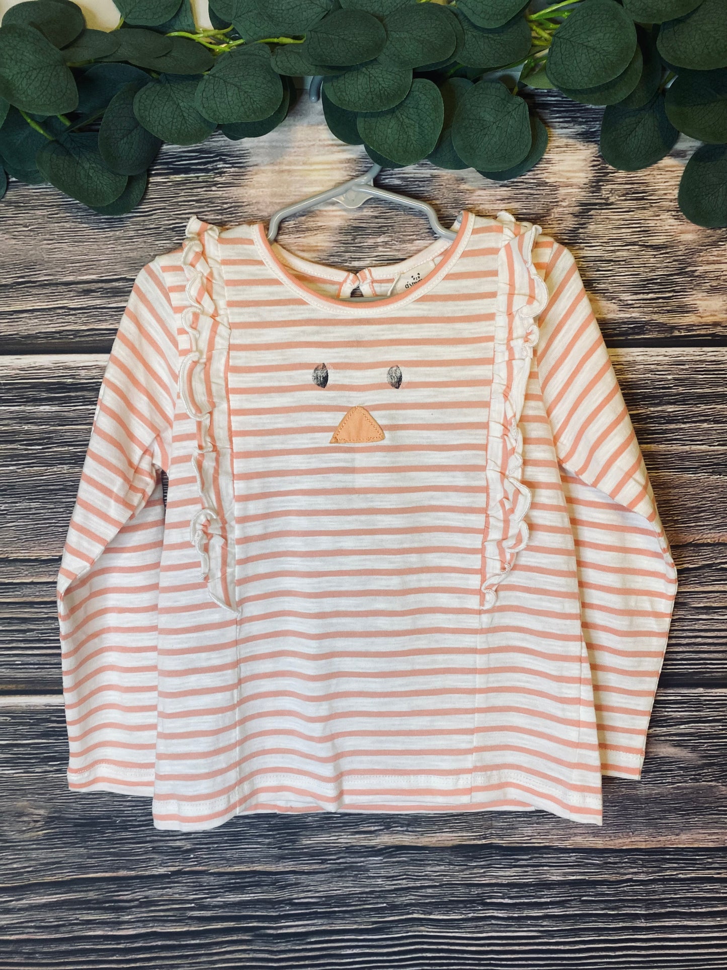 Girls Striped Chick Shirt