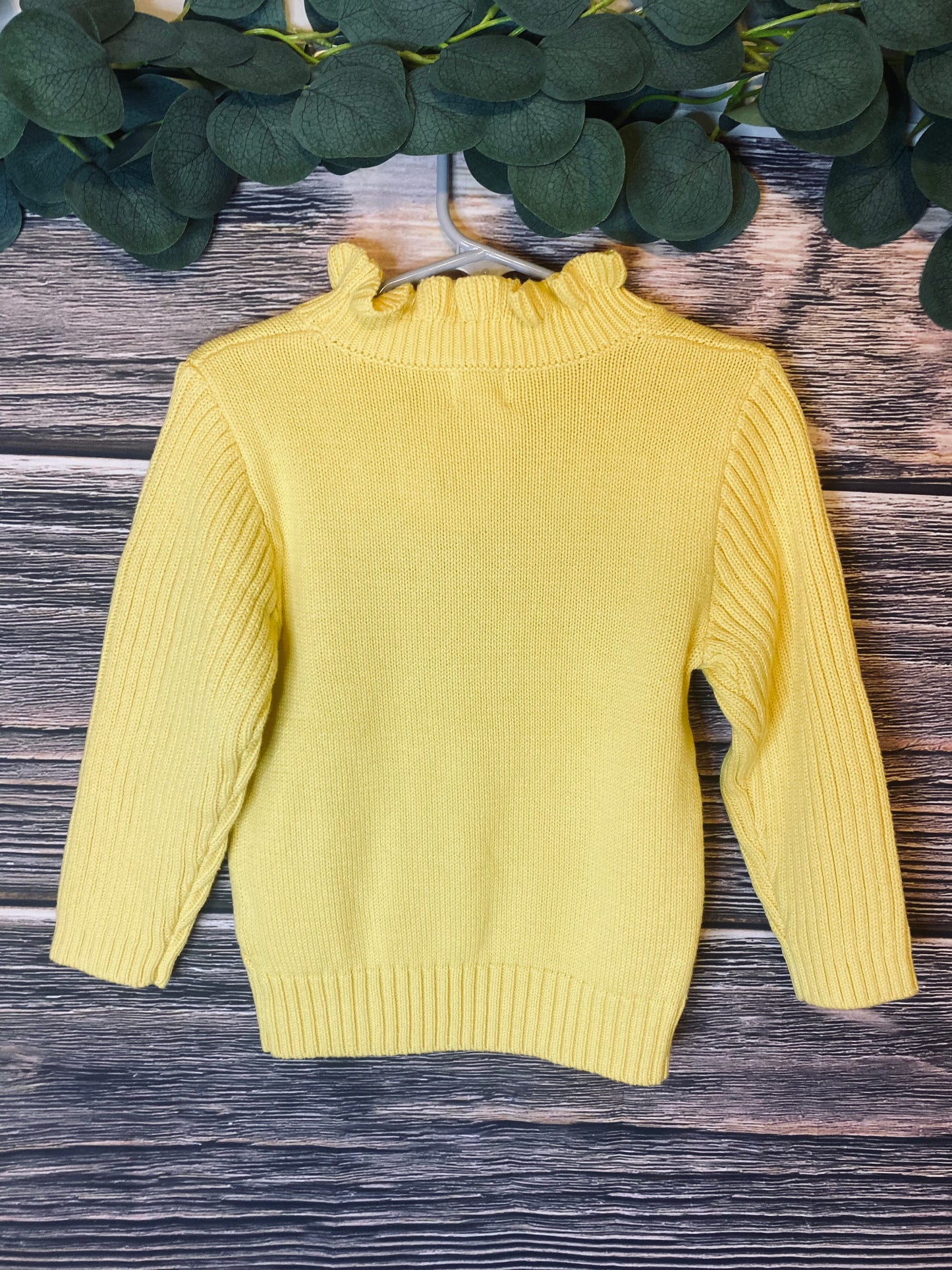 Girls Sunshine Yellow Sweater