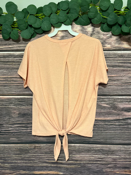 Rose Open Back Top