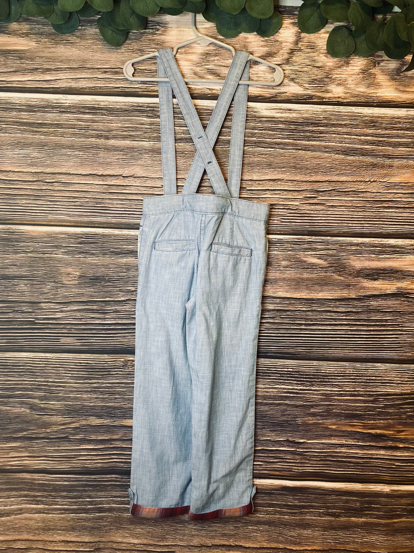 Chambray Suspender Overalls