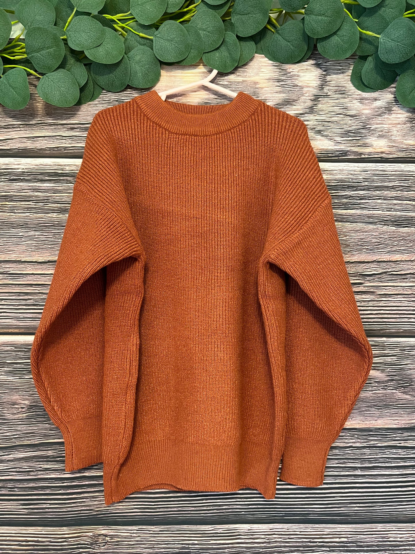 Rust Pullover Sweater