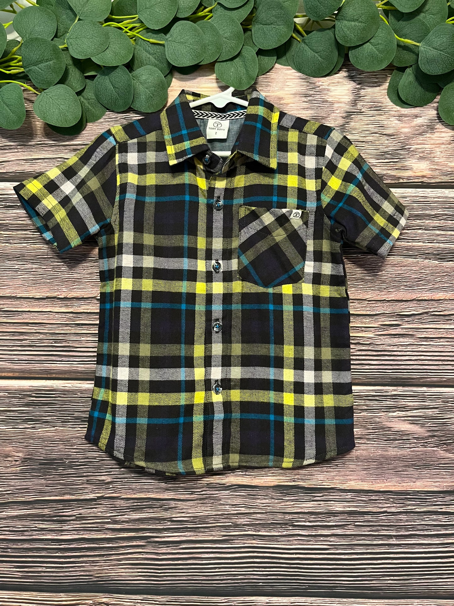 Black Plaid Dress Shirt