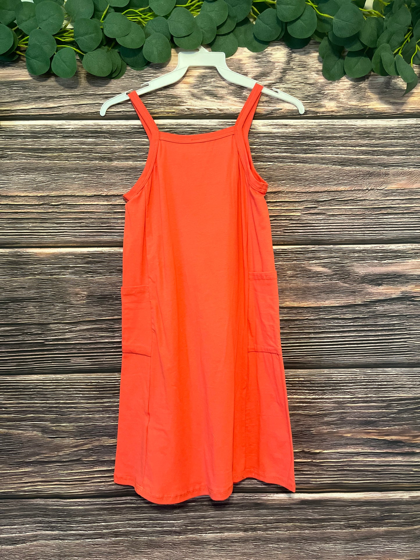 Coral Cami Pocket Dress