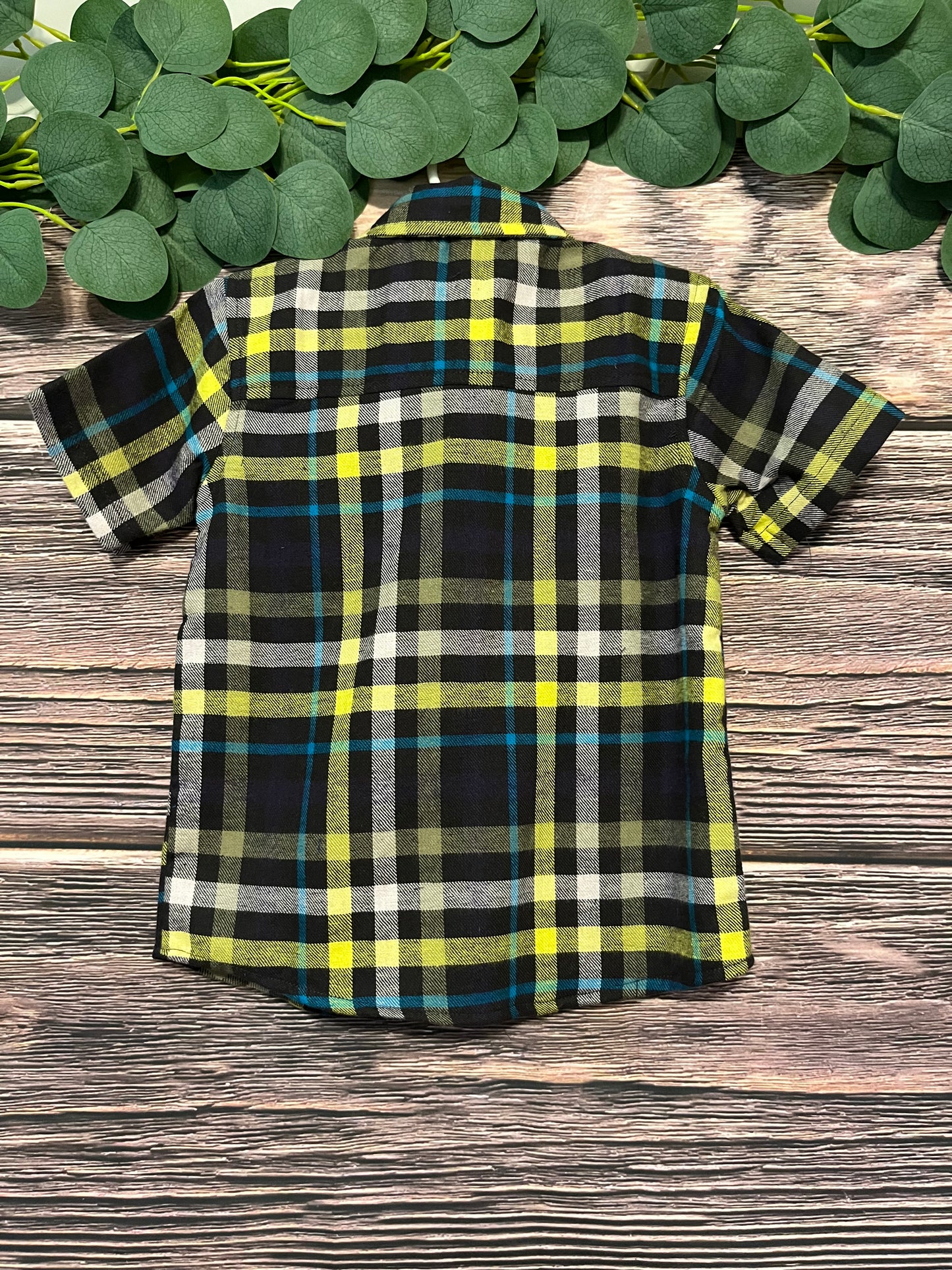 Black Plaid Dress Shirt