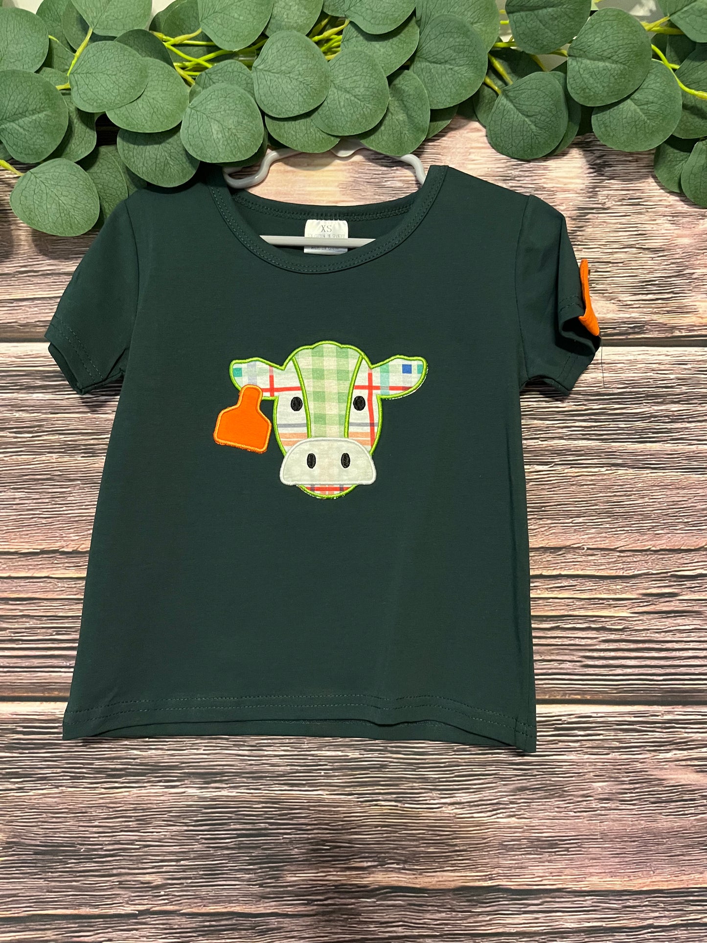 Cow Appliqué Shirt