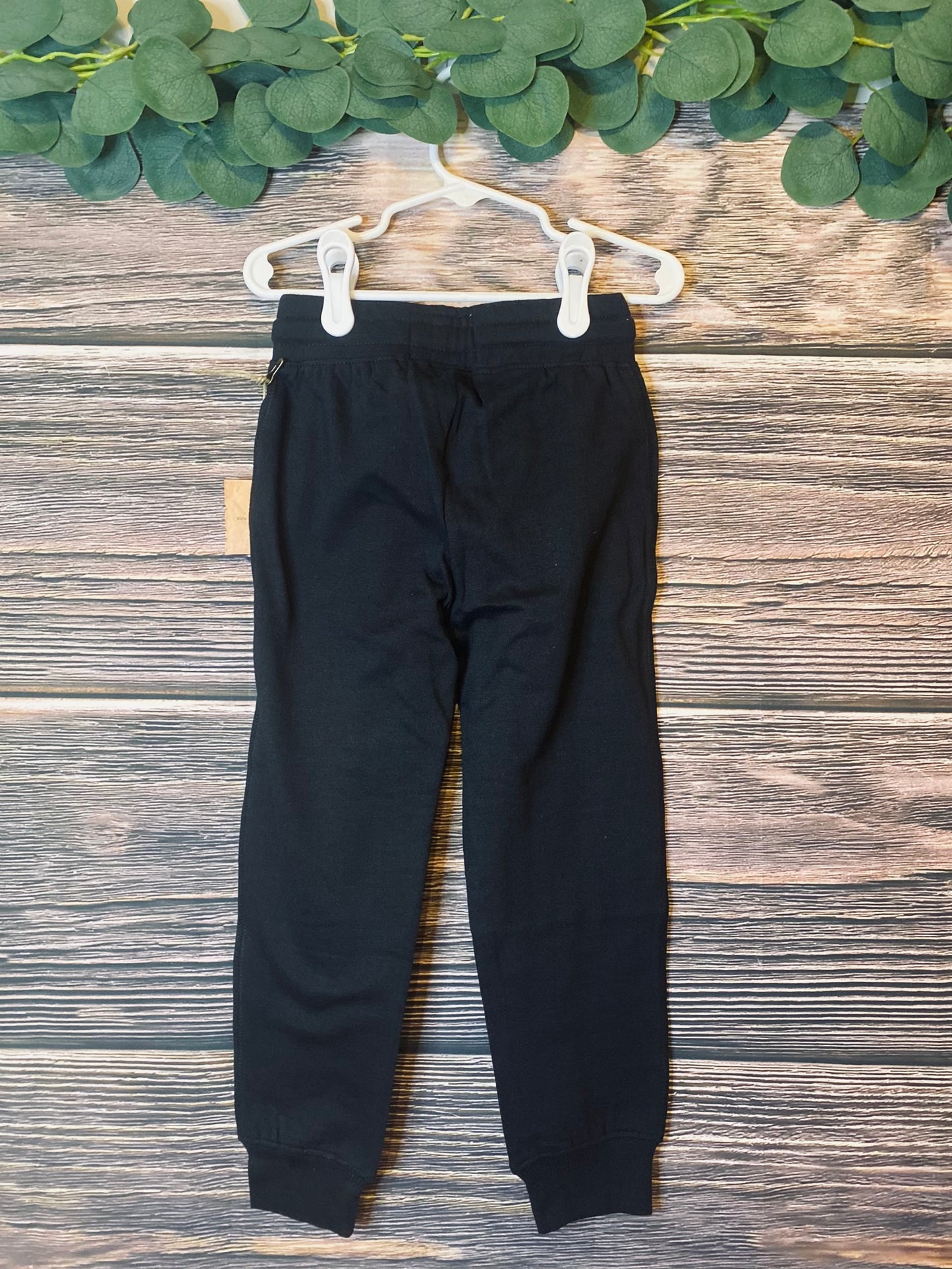 Boys Black Jogger Sweatpants