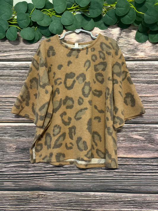 Split Side Leopard Sweater